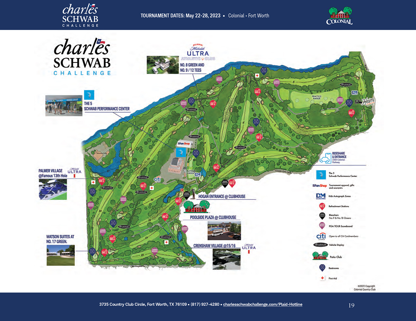 Official Maps Charles Schwab Challenge